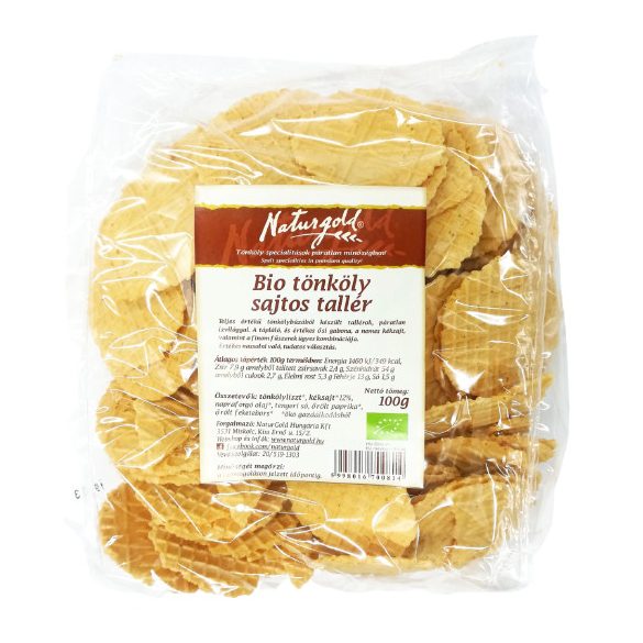 Bio Tönköly Sajtos tallér -100gr