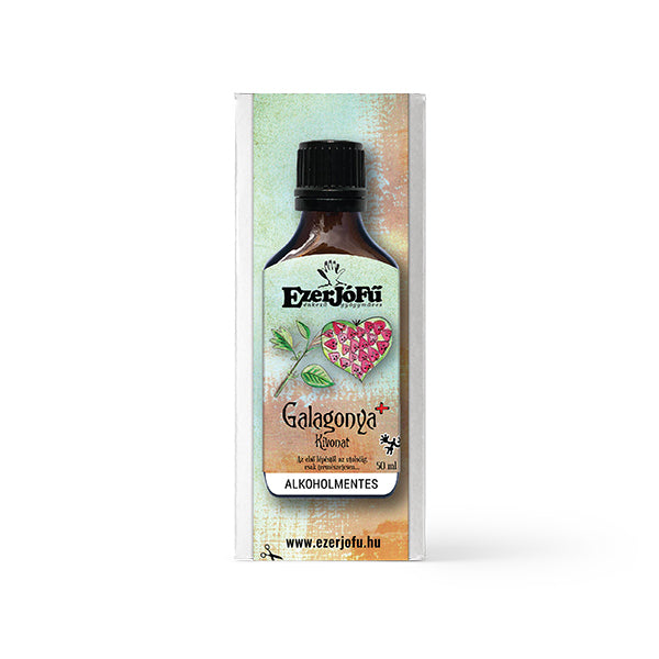 EzerJóFű -Galagonya+ alkoholmentes kivonat(50ml)