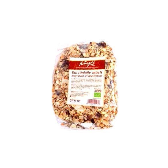 Bio Tönköly Müzli magvakkal,gyümölcsökkel -500gr (NG)