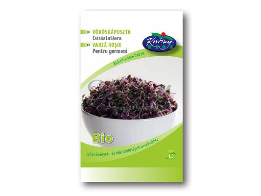 Rédei Bio Vöröskáposztamag csiráztatásra -15g