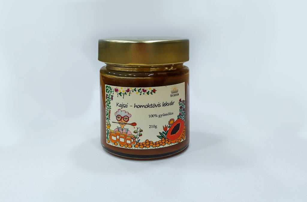 Töviskertem -Kajszi - homoktövis lekvár -210 g